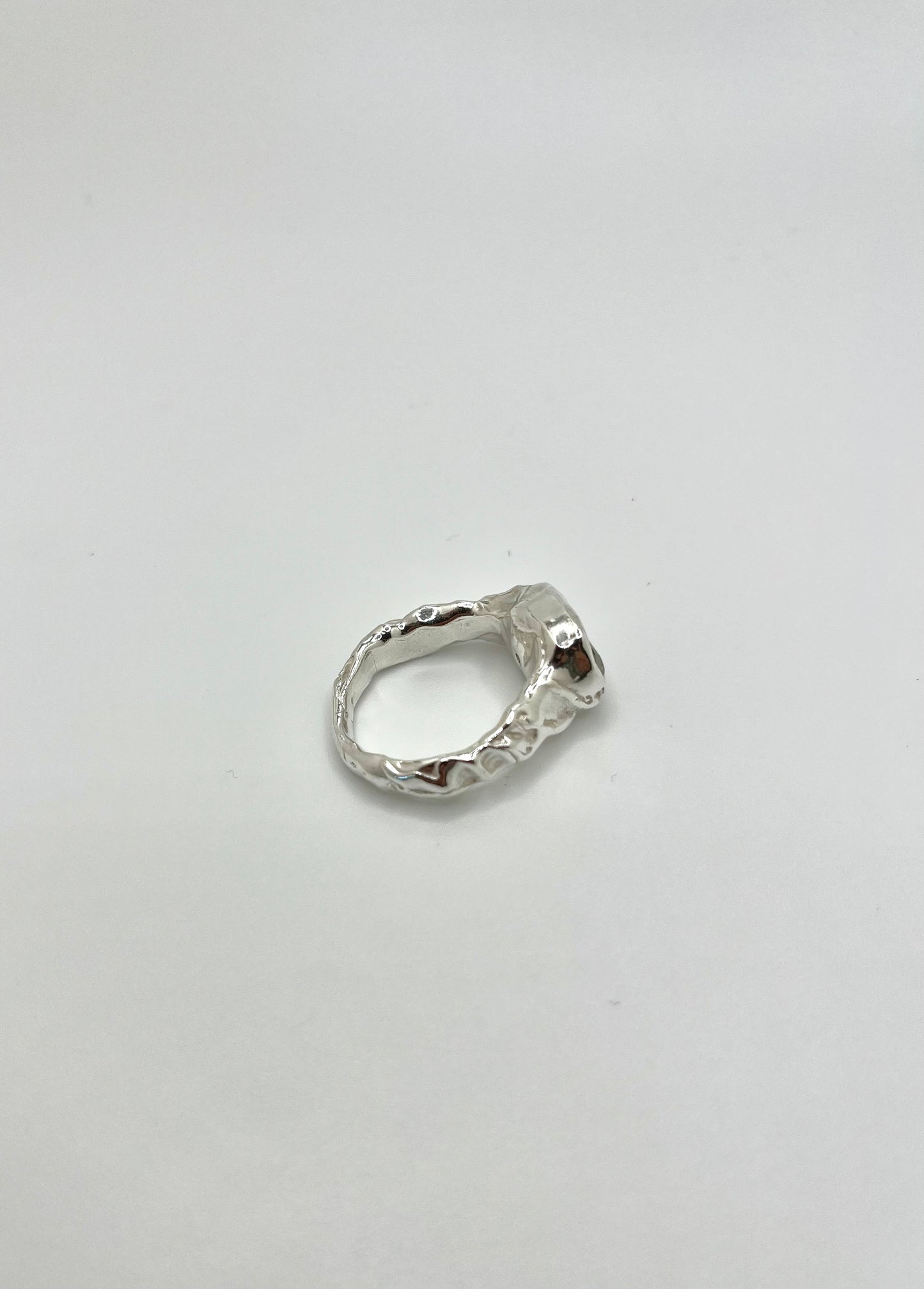 Green Amethyst Ring