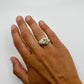 Green Amethyst Ring