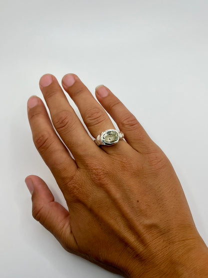 Green Amethyst Ring