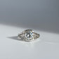 Melt Ring- Moissanite