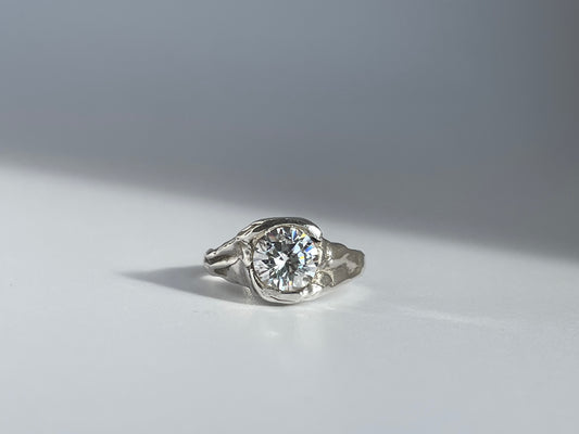 Melt Ring- Moissanite