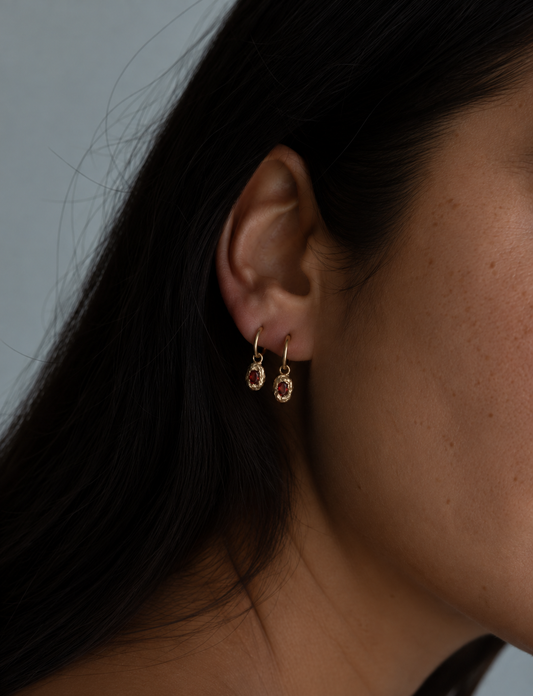 Dangle Drop Hoops