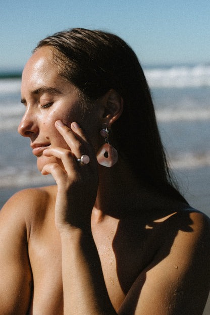cloud mountain earrings