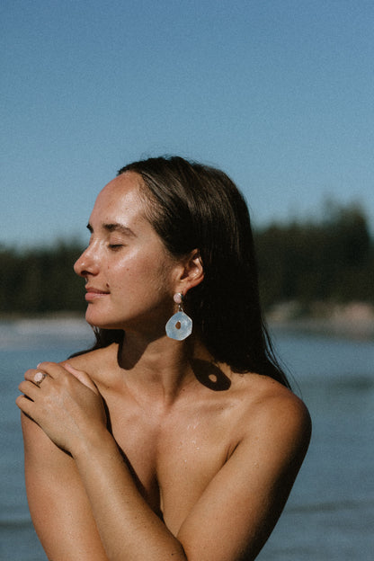 cloud mountain earrings