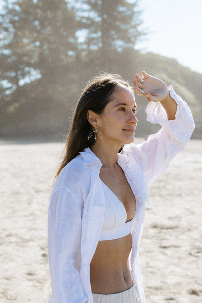 silver night earrings