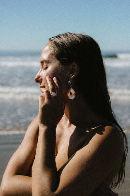 cloud mountain earrings