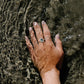 small sea glass ring