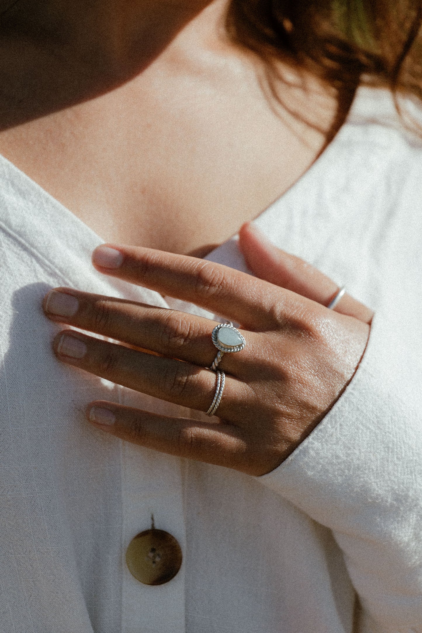 twisted stacker ring