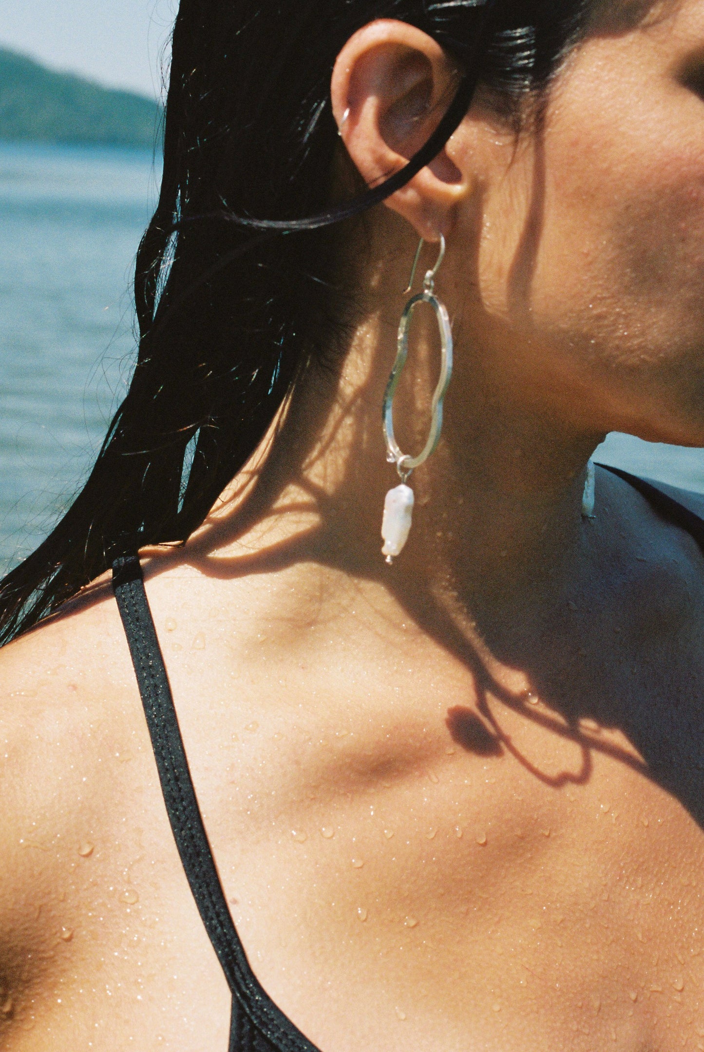 sand ripple earrings